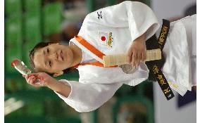 Japan's Yokosawa gets silver at world judo c'ships