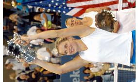 Belgium's Clijsters wins U.S. Open