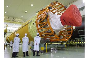 Japan's latest version of flagship rocket unveiled at factory