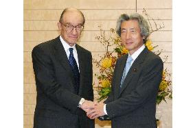 Greenspan meets Koizumi in Tokyo