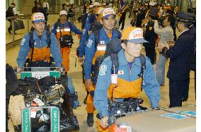 Japan's relief team back from Pakistan