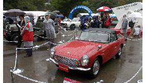 Classic vehicles on display ahead of Tokyo Motor Show