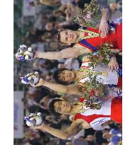Japan's Tomita clinches overall gold at gymnastic worlds