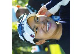 Miyazato keeps sole lead after 3rd round of LPGA qualifier