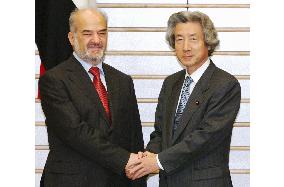 Visiting Iraqi premier talks with Koizumi