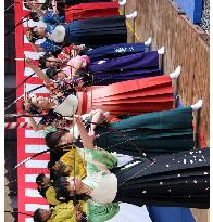 Annual archery contest held in Kyoto