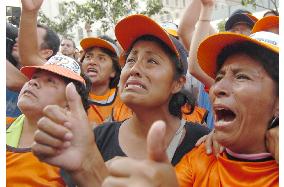 Peruvian election panel rejects Fujimori's presidential bid