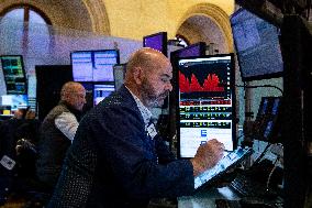 U.S.-NEW YORK-STOCK-DOWN