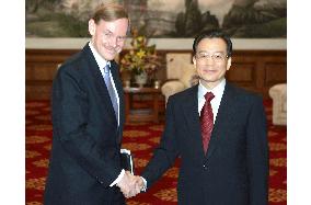 Zoellick hold talks with Chinese leaders