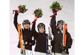 Canada's Heil wins women's freestyle skiing moguls