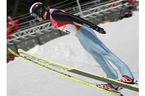 Norway's Bystoel wins normal hill ski jumping