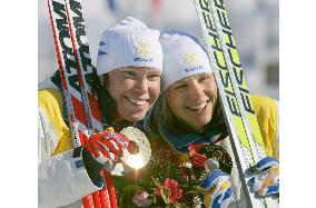 Sweden's Dahlberg and Andersson win gold in team sprint