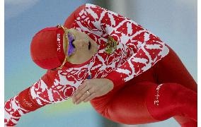 Russia's Zhurova wins women's 500m speed skating