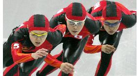 Japan advances to semifinals in women's team pursuit