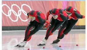 Japan eighth in men's team pursuit
