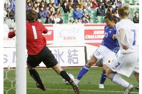 Japan's women beat Russia 2-0 in soccer friendly