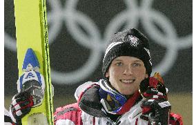 Austria's Morgenstern wins gold in large hill ski jump