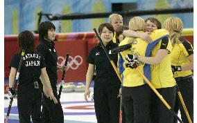 Japan beaten by Sweden in curling