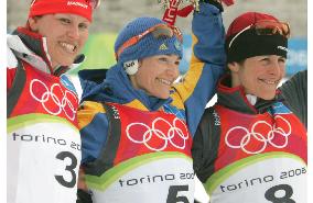 Sweden's Olofsson wins gold in women's 12.5 km
