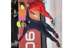 American Ohno wins gold in men's 500 meters