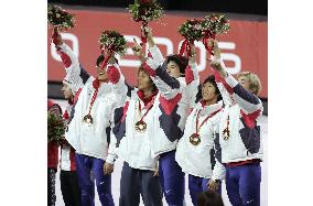 S. Korea captures gold in men's 5,000-meter relay