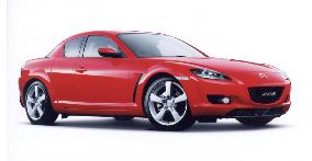 Mazda debuts 'True Red' four-door RX-8 rotary sports car