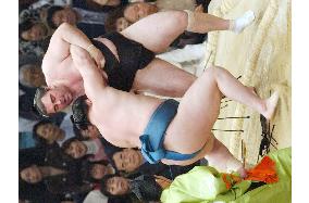 Hakuho marks 7th win at spring sumo