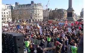 Antiwar citizens demand Britain's withdrawal from Iraq