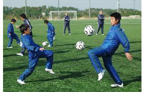 Soccer school opened in Fukushima Pref.