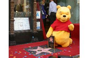 Winnie the Pooh awarded star on the Hollywood Walk of Fame