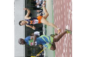 Cong's Kikaya wins men's 400 meters at Osaka