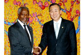 U.N. chief Annan hopes for settlement of abduction issue