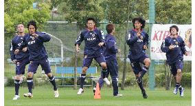 Japanese squad at training camp