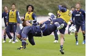 Japan tune up ahead of World Cup warm-up