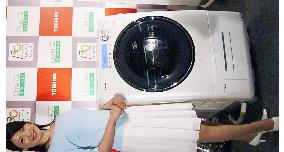 Toshiba to target rich with air-conditioning washing machine