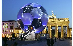 Soccer Globe exhibition booth opens in Berlin