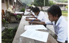 Scenes from quake-hit Java Island