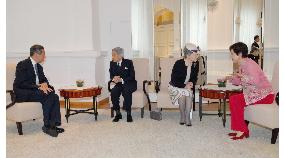 Japan's imperial couple meet with Singapore premier