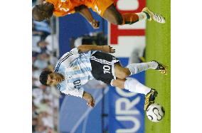 Argentina vs Ivory Coast in World Cup