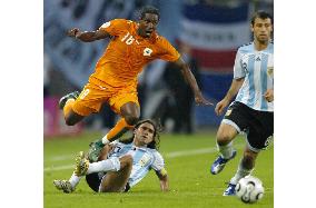 Argentina vs Ivory Coast in World Cup