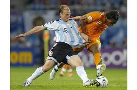 Argentina vs Ivory Coast in World Cup