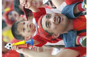 Supporters at World Cup matches
