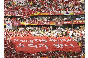 Supporters at World Cup matches