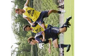 Scene of Japan practice in Bonn