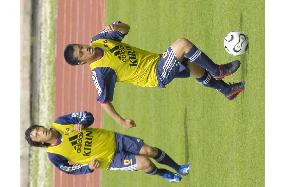 Japan team in training session in Bonn