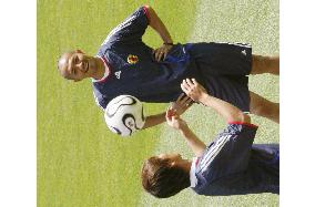 Japan in training session in Nuremberg