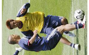 Japan in training session in Nuremberg