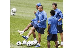 Scene of Brazil in a training session at World Cup