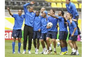 Scene of Brazil in a training session at World Cup