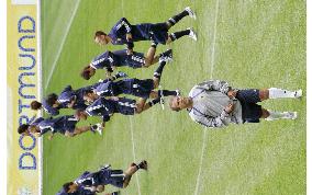 Japan tune up for World Cup match against Brazil
